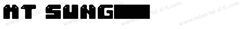 MT Sung字体转换